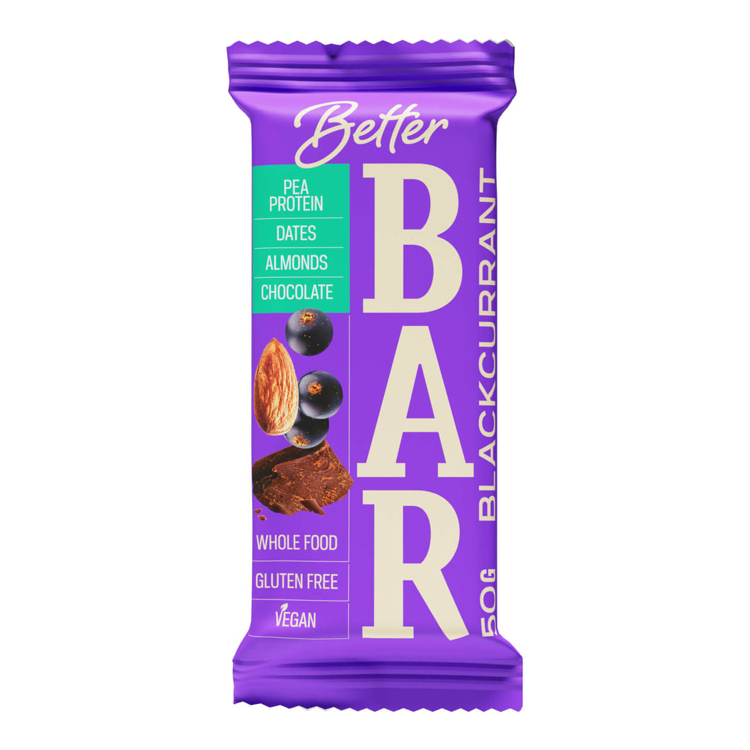 Blackcurrant Bar with Pea Protein